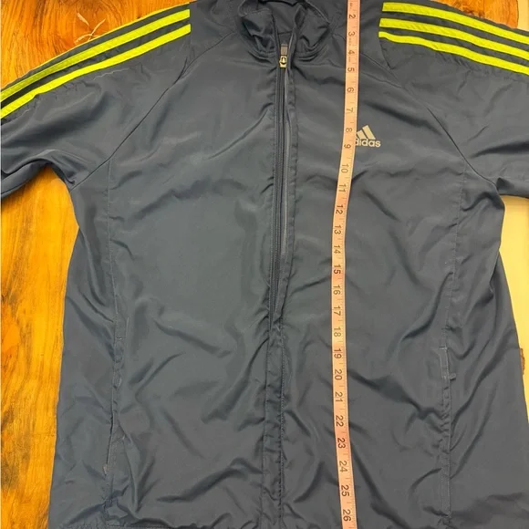 Adidas Clima365 Response Windbreaker Jacket Blue Full Zip Running Mens M - Picture 9 of 11